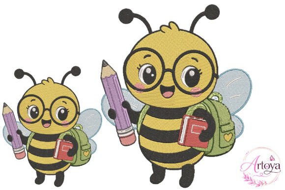 Cute School Bee Embroidery Design Review for Holiday Makers
