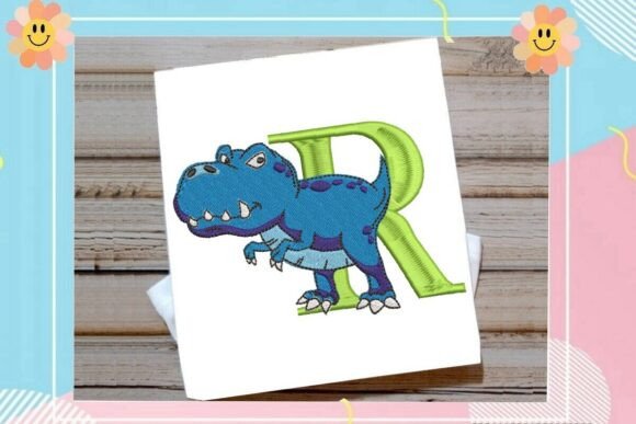 Dinosaur Letter R Embroidery Review