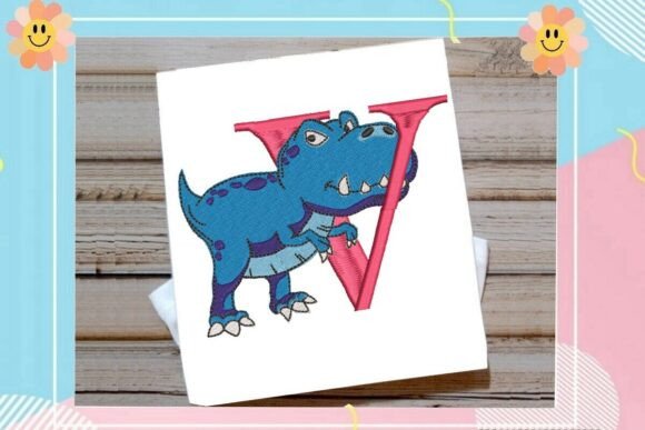 Dinosaur Monogram Letter V: A Designer’s Review