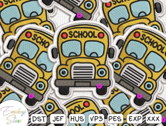 Review: Classic Yellow School Bus Patch Design