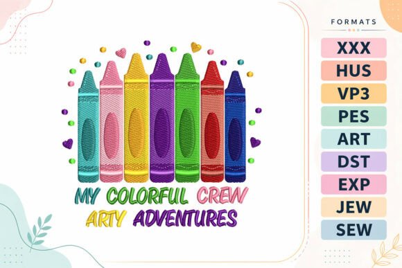 Review: Colorful Crew Back to School Design