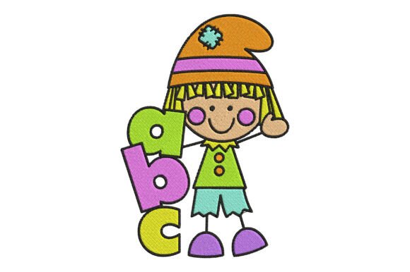 Review: Cute Elf ABC Embroidery Design for Apparel
