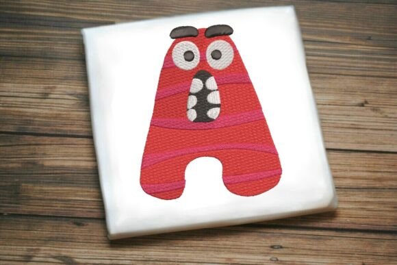 Review: Fun Monster Alphabet Letter A for Embroidery