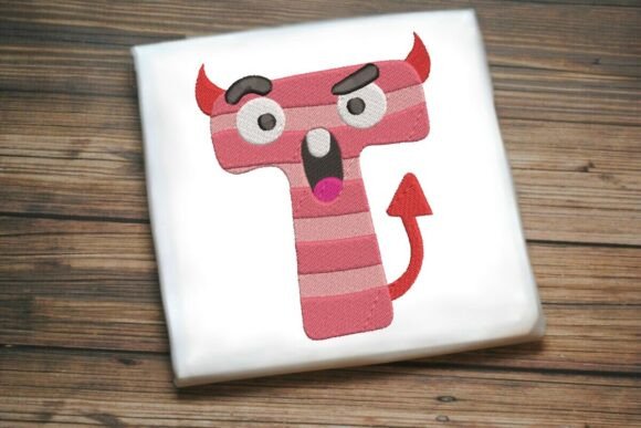 Review: Fun Monster Alphabet Letter T Embroidery