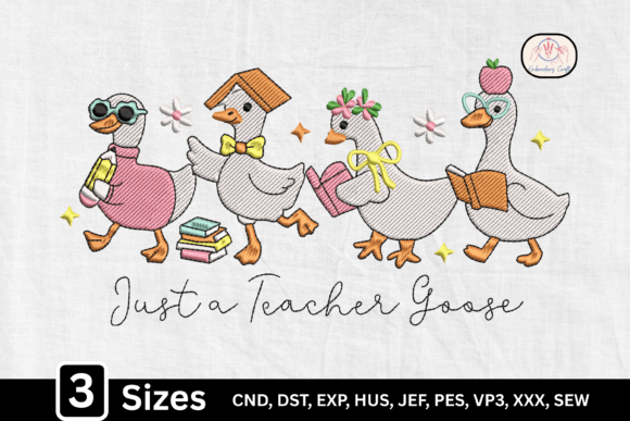 Review: Funny Just a Teacher Goose for Boutique Apparel