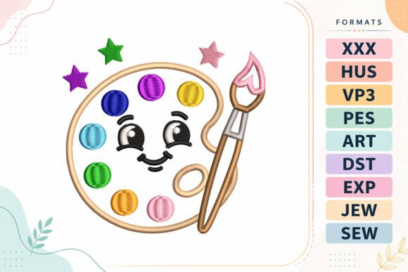Review: Paint Palette Back to School Design for Craft Fairs