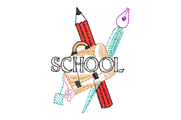 Reviewing Classic School Supplies Embroidery for Holiday Sales