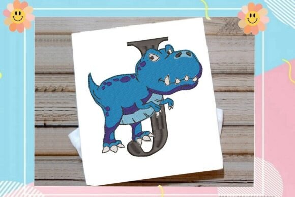 Reviewing Dinosaur Monogram Letter J