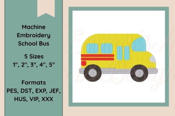 School Bus Embroidery: A Craft Fair Best-Seller Review