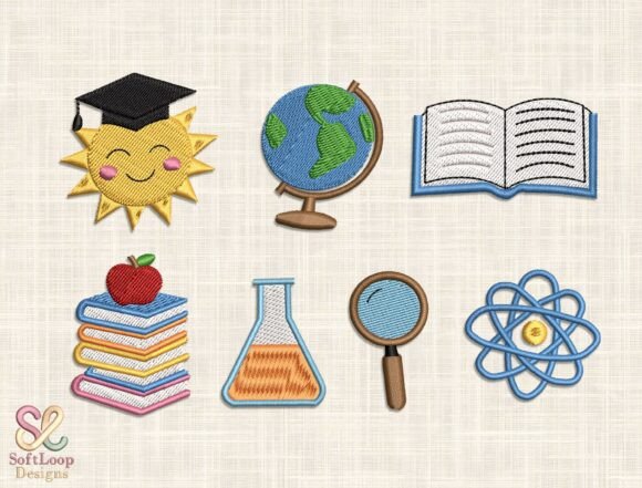School Embroidery Design Bundle Review for Etsy Sellers